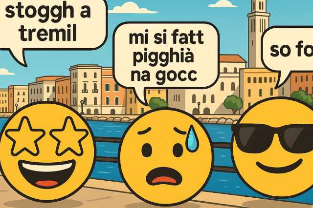 E se le faccine parlassero in dialetto? Ecco le emoticon che danno voce al gergo barese